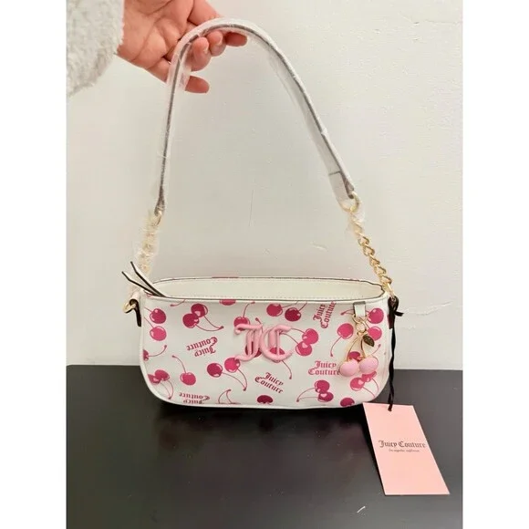 NWT Juicy Couture Cherry On Top Shoulder Bag - Picture 3 of 10
